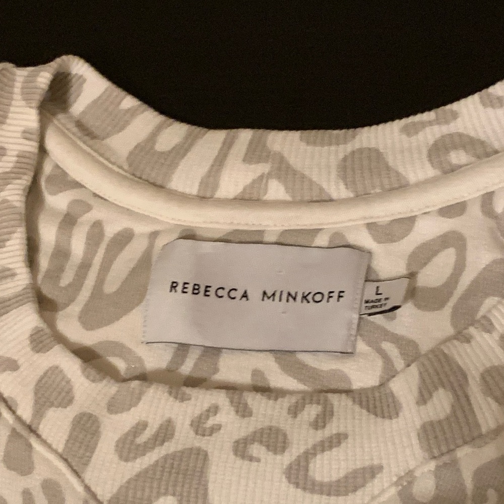 Rebecca Minkoff Rosie cropped sweatshirt size L - Picture 5 of 5